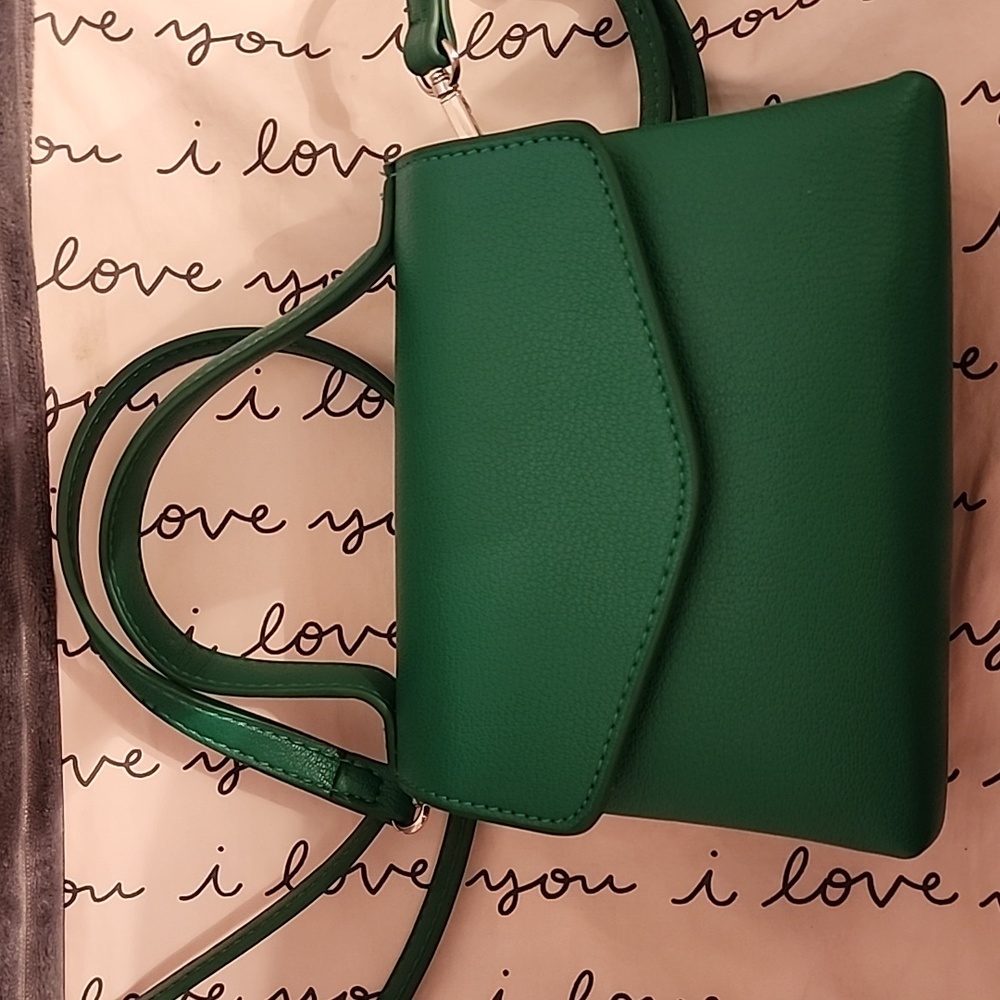 Teal Campsite Purse
